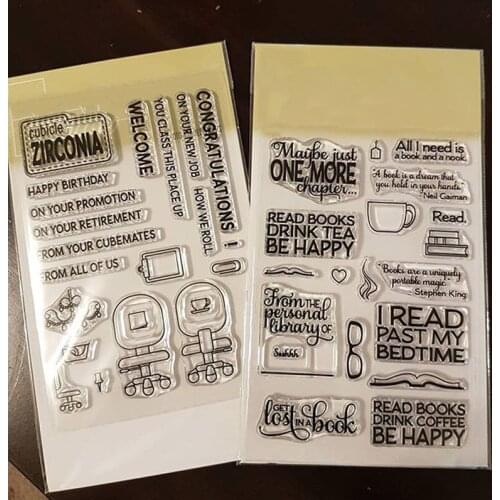 4x6 inch Words Letter Clear Stamps for DIY Scrapbooking Card Crafts Fun Decoration Transparent Stempels Silicone Seal