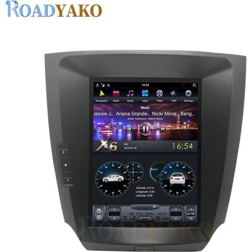 PX6 Android 9.0 6 Core 4G+64G For Lexus IS IS200 IS250 IS300 2006-2011 Car DVD Radio Player 10.4 Inch Tesla Style GPS Navigation