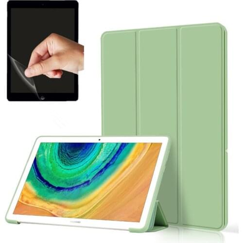 Tablet case For Huawei Matepad T10 T10S 10.1"AGS3-L09/AGS3-W09 PU Leather Matepad 10.4"BAH3-L09 cover MatePad Honor V6 Case+film