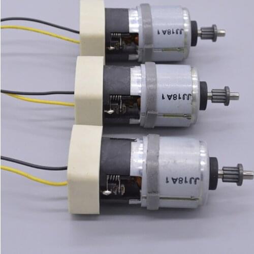 DC24-60V 2900-7200RPM 395 Micro Motor Replaceable Carbon Brush Permanent Magnet Motor With Rectifier Bridge and MXL Timing Belt