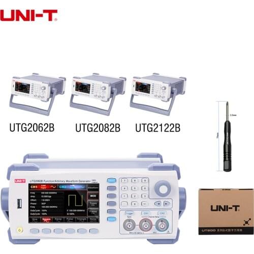 UNI-T UTG2062B UTG2082B UTG2122B Function Arbitrary Waveform Signal Generator 60/80/120MHz Bandwidth 320MS/s 1Mpts Sampling Rate