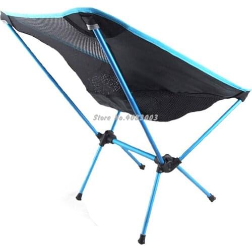 Hot Sale Portable Lightweight Folding Camping Chair Seat for Outdoor Fishing Hiking Leisure Picnic Beach Chair BBQ Folding Stool