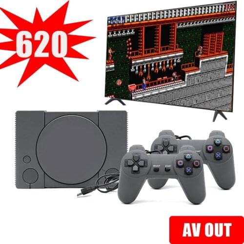 Video game console For PS1 game AV Output Built-in 620 Classic retro games mini game console