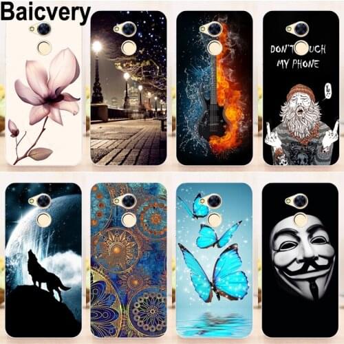 Cute Cartoon Soft Cover Case For Huawei Honor 6C Pro Anti Skid Colorful Cover For Huawei Honor 6C Pro 5.2 inch Top Quality