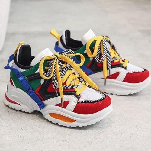 Men Chunky Sneakers New Stylish Running Shoes INS High Heel Couples Sneakers Trainers Women Height Breathable Sports shoes