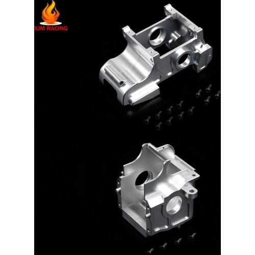 CNC Metal Front and Rear Gear Box Set for 1/6 FS RACING FG Monster Hummer ROFUN ROVAN Big Monster Truck RC CAR Toys PARTS