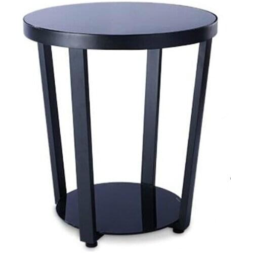 Nordic Modern Minimalist Sofa Side Cabinets Mini Small Coffee Table Corner Table Living Room Balcony Iron Glass Small Round Tabl
