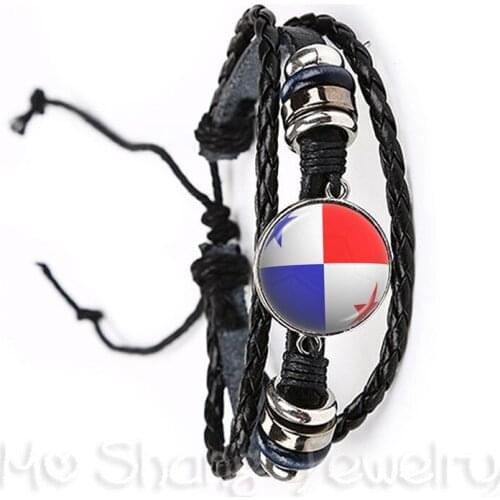 New 2018 Fashion Bracelet World Cup Football National Flag Panama,Australia,Egypt,Argentina,Russia,Germany,Denmark,Poland,Icelan