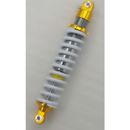 New 9mm spring 400mm rear suspension shock absorber for atv quad gokat replace motorcycle white+black