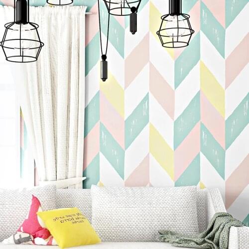 Modern Simple Geometric Lattice Wallpaper Nordic Style INS Living Room TV Sofa Bedroom Home Decor Wall Papers Roll For Walls 3 D