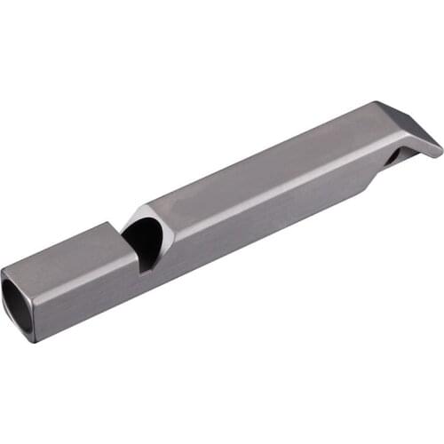 Free Shipping 1pc Nitecore NWS10 Titanium Emergency Whistle Necklace Pendant Outdoor 120dB with Key Chain