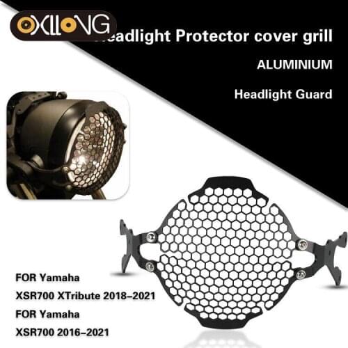 For Yamaha XSR700 XTribute 2018 2019 2020 Motorcycle Vintage Headlight Protector Retro Grill Head light Lamp Cover XSR 700