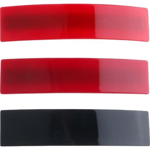 3pcs 50% OFF Cross border source Korean net red simple hairpin geometry spring ponytail clips