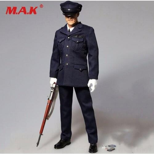 1/6 Military model accessories police suit Joker Police Head Sculpt and Dress Suit MOM0001 for 12"male action figure body