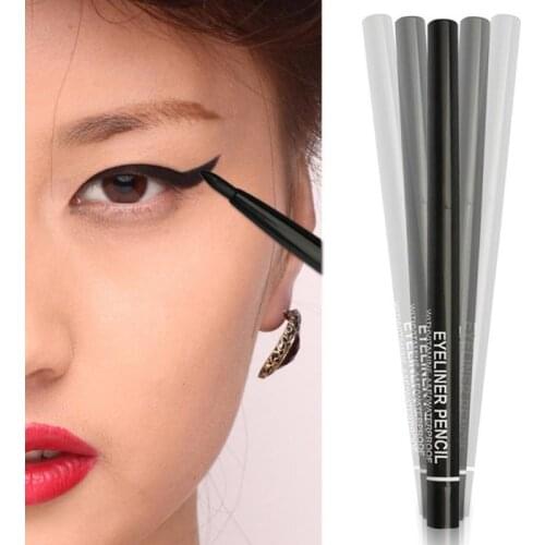 1pc Automatic Rotating Eyeliner Waterproof Long Lasting Black Eye Liner-brush Eyeliner Eye Makeup Smudge-Proof Cosmetic TSLM1