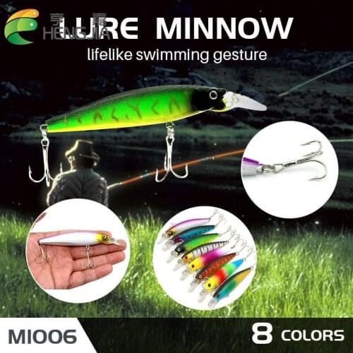 1PC minnow fishing lures 11CM 15.2G 4# hooks plastic fishing tackle Hard Bait carp fishing popper lures