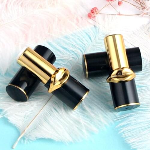12.1mm New Black Empty Lipstick Tube Makeup Packaging Homemade DIY Lipsticks Tubes Container High Quality Maquiagem 200pcs/lot