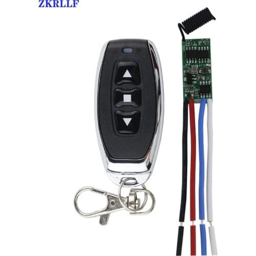 433mhz Wireless Remote Control Switch Rf Transmitter Receiver 5v 9v 12v 1CH Motor Forward Reverse Steering Controller Module