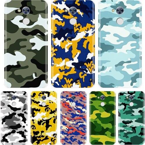 Phone Case For Huawei Honor 4C 5C 6C 6A Pro Soft TPU Silicone Camouflage Military Camo Back Cover Huawei Honor 4X 5A 5X 6 6X 5C