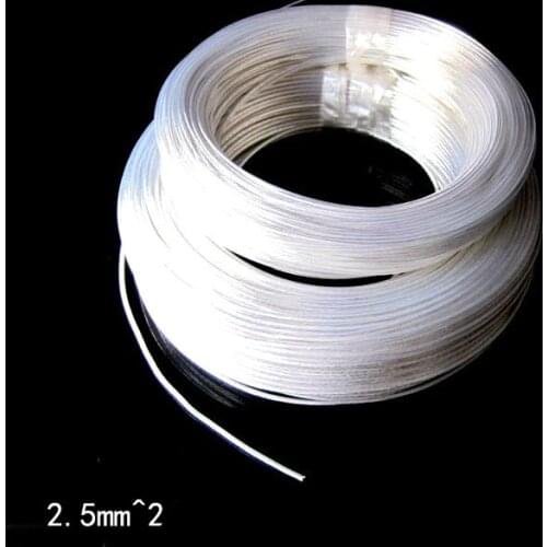 High quality 10/20/47/95M FEP cable FEP wire silver plated wire 2.5mm2 section OD 2.85mm