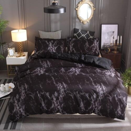 Stone Print Bed Duvet Cover 3pcs 2pcs Home Bedding Set Quilt Pillowcase Simple Adult Single Full King Queen No Sheet No Fillers