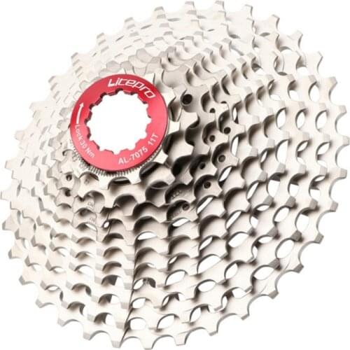MTB Road Bike Aluminum Alloy Mountain Bike Lock Ring Alloy Flywheel Ring Cover Bicycle Freewheel Cassette Cover Ultra Light