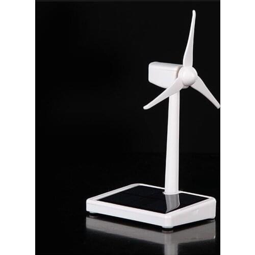 Mini Wind Turbine Generator Model Toys Solar Wind Power Windmill Educational DIY Model Wind-Solar Assembly Kit Kids Gifts