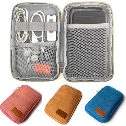 Multifunctional Storage Bag Hard Drive Power Bank 3C Digital Bag Accessory Bag Data Cable Headset 3C Key Sundries Storage Bag