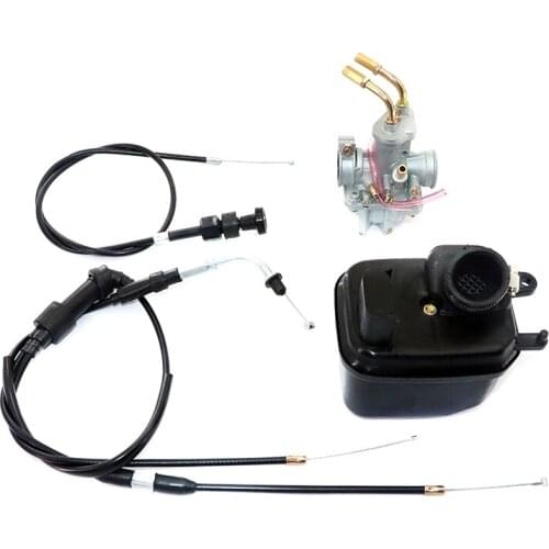 Motorcycle Carburetor Carb Air Filter Box Throttle Choke Cable Set For Yamaha PEEWEE PW50 PY50 YZinger 50 YZINGER BIKE