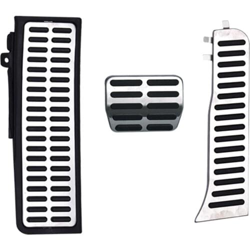 Stainless steelFuel Brake Footrest Pedal AT/MT for vw Tiguan 2013 2014 2015 2016