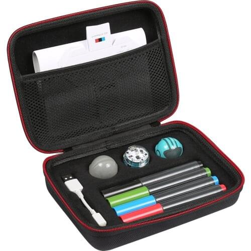 New EVA Hard Case for Ozobot Evo App-Connected Coding Robot - Fits USB Charging Cable / playfield / Skin / 4 Color Code Markers