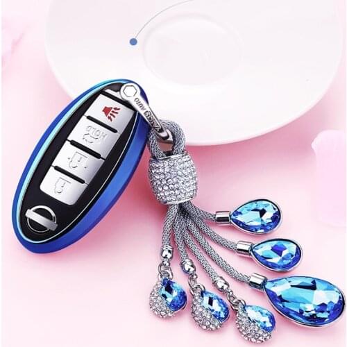 New Soft TPU Key Cover Case For Nissan 370Z Altima GT-R Maxima Murano Rogue Sentra Cube Versa Juke Leaf Car Key Protection