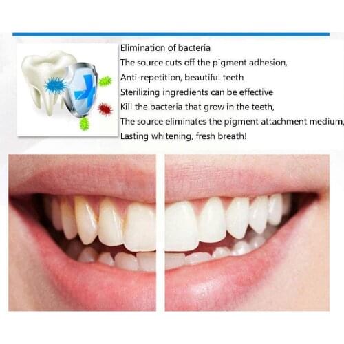 Yellowing And Stain Removal Tooth Paste Whitening Bleaching Tooth Use Daily Teeth Sticker Tooth Whitening R2Q2
