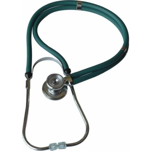 Portable Dual Head Clinical Stethoscope Functional Deep Green High Quality Estetoscopio Auscultation Device Doctor Essentials
