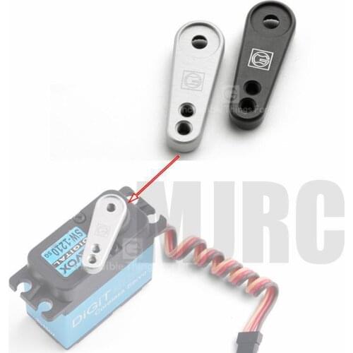 RC 25T 7075 aluminum servo arm 16mm 20mm for RC car servo arm TRAXXAS TRX-4 SCX10 AXIAL 90046 black silver