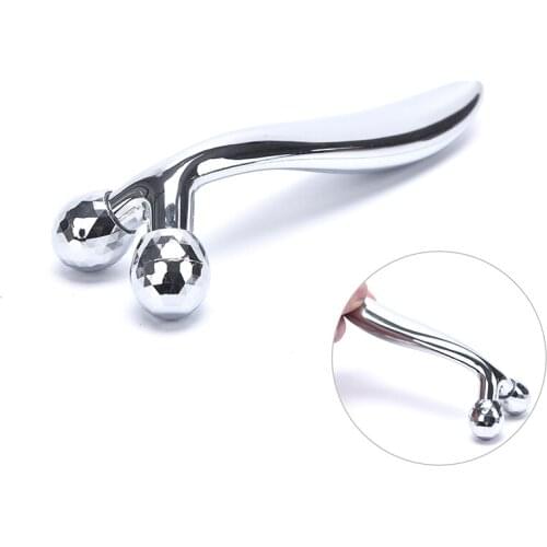 3D Roller Massager Facial Massage Handheld Y Shape Wrinkle Remover Face-lift Roller Full Body Relaxation 360 Rotate Instrument