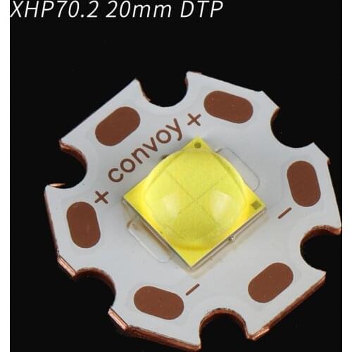 XHP70.2 LED with 6V 20mm DTP copper board