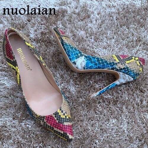 8/10/12CM Womens High Heel Shoes Dress Wedding Shoe Ladies Platform Pumps Summer High Heels Leopard Leather Pump Shoes Lady