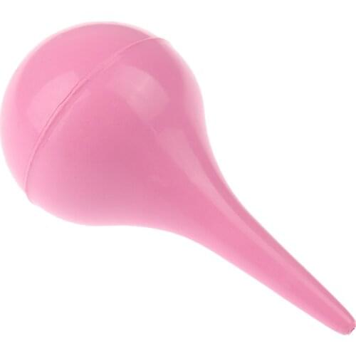 1PCS 30ML Lab Laboratory Tool Red Rubber Suction Ear Washing Syringe Squeeze Rubber Bulb Syringe Vacuum Blower