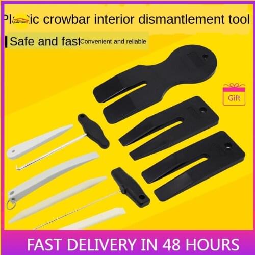 9PCS Car Interior Door Panel Air Conditioning Air Outlet Removal Pry Plate Tool for Volkswagen Audi Porsche Benz