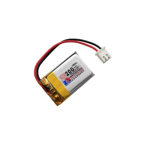 Free shipping 2pcs/lot 3.7v 200mah 402030 lithium polymer battery li-po rechargeable battery