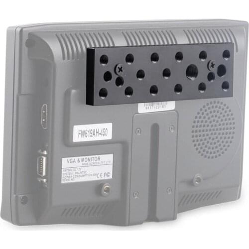 SmallRig Multi-function Mounting Plate Cheese Plate with 1/4" and 3/8" Connections for Sony F970/F550 Battery on Monitors- 904