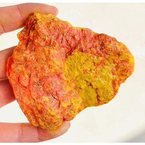New Arrival ！！！Beautiful Natural ORPIMENT Arsenic Sulfide Crystal Mineral Specimen