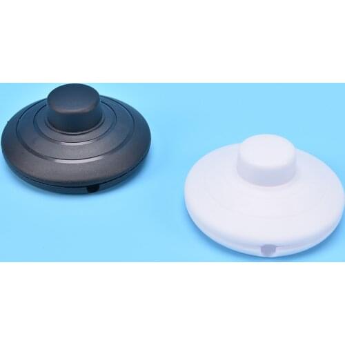 Plastic New 317 Floor Lamp Foot Switch On Off Halfway Round Foot Reset Button Online Switch SPST