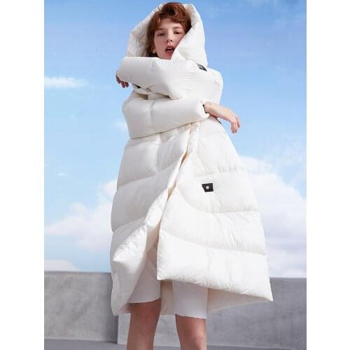 Oversize down jacket women 2019 new winter jacket long and thick fashion Korean down parka loose outerwear