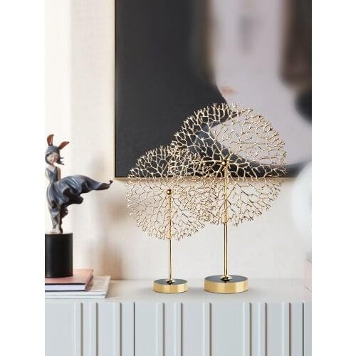 Golden Life Tree Ornaments light luxury living room home furnishings Crafts new house interior modern creative decoration