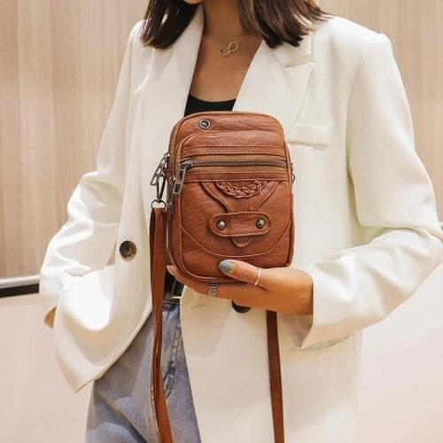 Women Handbags Fashion Mini Shoulder Bag Cell Phone Purse Small Coin Crossbody Bag Vintage Ladies Flap Bag Female