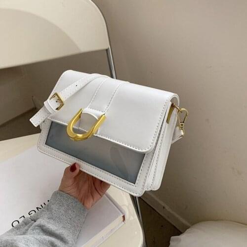 Ladies Vintage PU Leather Bags Women 2021 Fashion Branded Chain Crossbody Hand Bag Lady Trend Handbags and Purses