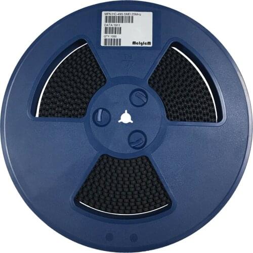 1000pcs smd hc-49s 25MHz 25.000 mhz 20ppm 20pF quartz resonator crystal