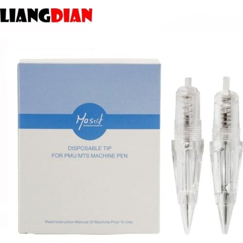 15pcs/pack Disposable Sterilized Permanent Lip Eyebrow Makeup Mastor Tattoo Needles Cartridge Tip For PMU/MTS Machine Pen